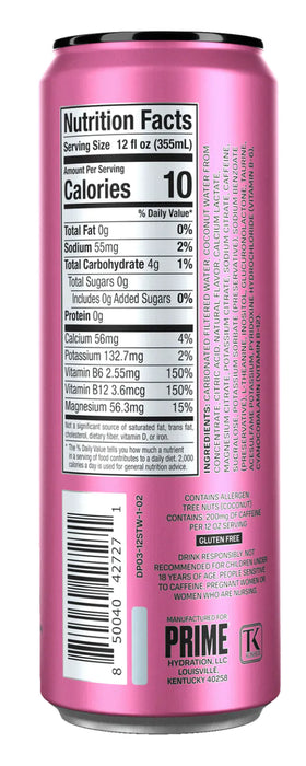 New! Prime Hydration Energy Drink Variety Pack (All Flavors) - 12 Fl Oz 5 Pack Packaged by Sivint