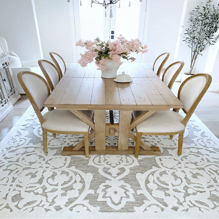 My Texas House Dahlia, Transitional, Medallion, Woven Area Rug, 5'2" X 7'6"
