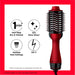 Revlon One-Step Hair Dryer & Volumizer Hot Air Brush, Red Blow Dryer