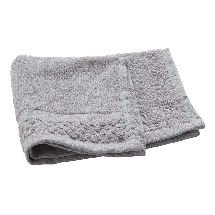 Mainstays Value 10 Piece 100% Cotton Bath Towel Set with Upgraded Softness & Durability, Gray