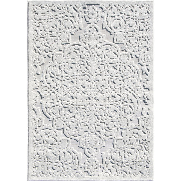 My Texas House Dahlia, Transitional, Medallion, Woven Area Rug, 7'9" X 10'10"