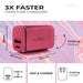 38W PD USB C 20W and USB a 18W Dual Port Wall Charger, Fast Charging Phone Wall Block Power Adapter Cube and Foldable Plug, Compatible with Iphone, Ipad, Iwatch, Galaxy, Android