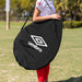 Umbro 3' X 2' Pop up Soccer Goal Net - 2 Goal Set with Carry Bag