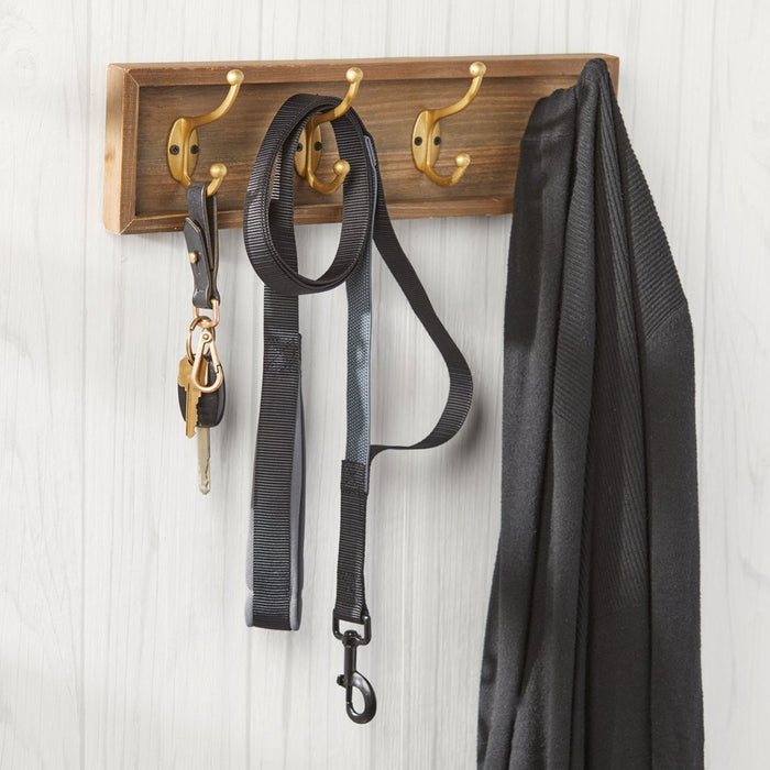 Vibrant Life Padded Anti-Shock Dog Leash, Black, Large, 6'