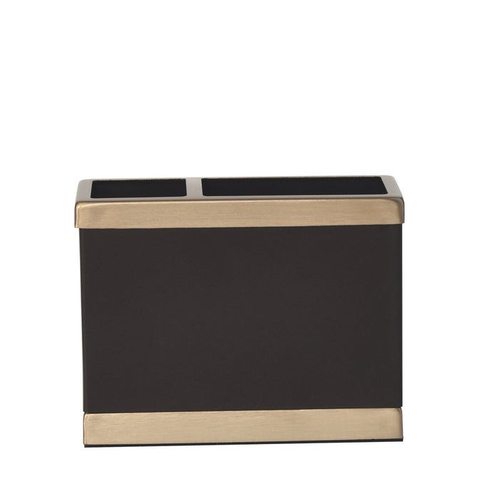 Better Homes & Gardens Two-Tone Metal Toothbrush Holder, Bronze