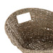 Mainstays Oval Natural Seagrass Storage Basket with Cut-Out Handles