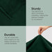 Fleece Blanket Queen Size Forest Green 300GSM Luxury Bed Blanket Anti-Static Fuzzy Soft Blanket Microfiber (90X90 Inches)