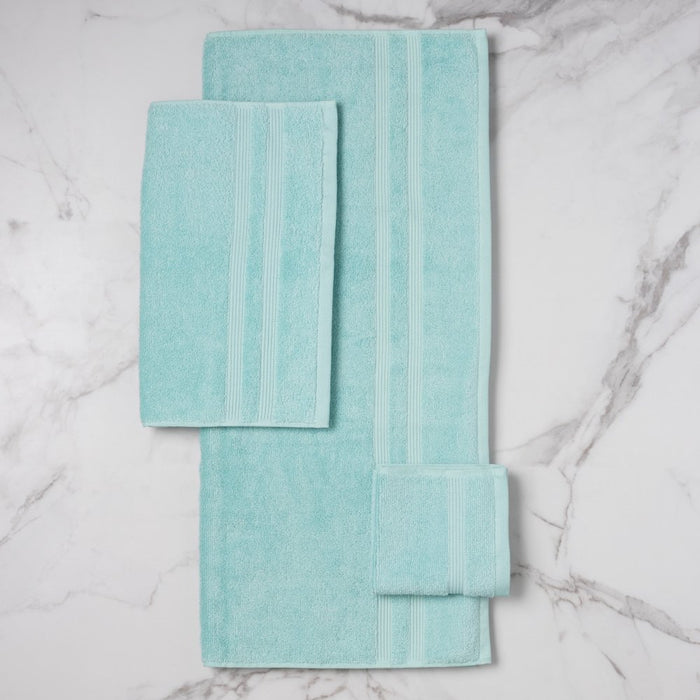 Mainstays Performance 6-Piece Towel Set, Solid Classic Mint