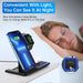 Wireless Charger, 3 in 1 Qi-Certified 15W Fast Charging Station for Apple Iwatch Series 5/4/3/2/1,Airpods,Wireless Charging Stand for Iphone 13/12/11 Series/Xs MAX/XR/XS/X/8/8 Plus/Samsung