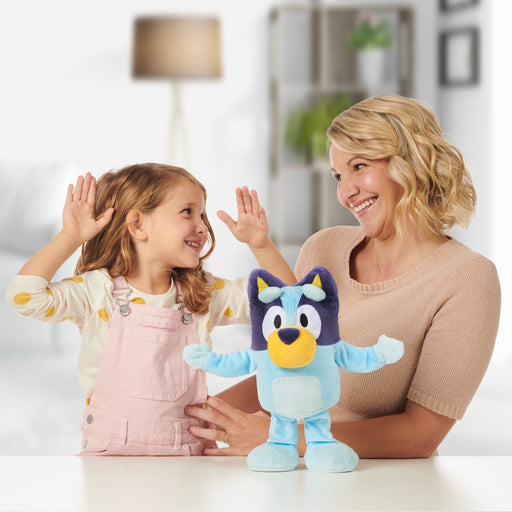 Bluey, Dance and Play 14 Inch Animated Plush with Phrases and Songs, Preschool, Ages 3+