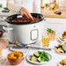 Beautiful 6QT Programmable Slow Cooker, White Icing by Drew Barrymore
