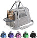Pet Carrier Airline Approved Pet Carrier Dog Carriers for Small Dogs, Cat Carriers for Medium Cat Small Cat, Small Pet Carrier Small Dog Carrier Airline Approved Cat Travel Carrier-Black,L