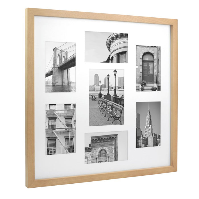 Better Homes & Gardens 18X18 Natural Wood Collage Wall Frame
