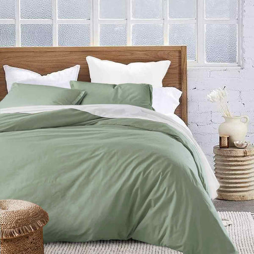 Bedding Comforter Set Queen Size, 7 Piece Boho Microfiber Bed in a Bag - Soft & Lightweight Farmhouse All Season down Alternative Comforter with Sheets for Women Men, Solid Sage Green
