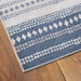 Wanda June Home Stripe Washable Area Rug, Grey, 5'2" X 7'2" by Miranda Lambert