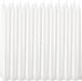 White Taper Candles - 30 Pack Unscented 10 Inch Dinner Candle Set -7- 8 Hours Burn Time - Smokeless and Dripless Household, Wedding, Party, Home Décor Candlesticks