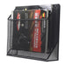 Pen + Gear,Desktop Organizers, Metal Mesh Desk Organizer with Hook,Black, 3 Compartments,
