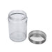 Mainstays Glass Storage Canisters with Stainless Steel Lids, 4 Piece Set