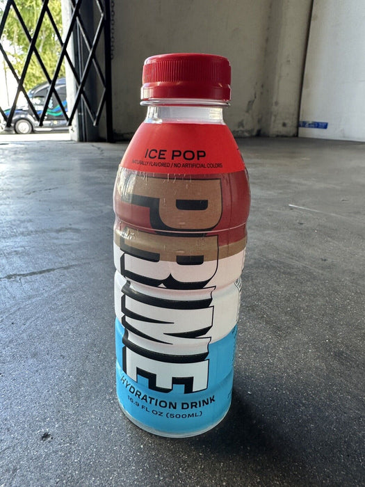 Prime Hydration LABEL ERROR ! RARE LOOK!- Ice Pop Flavor