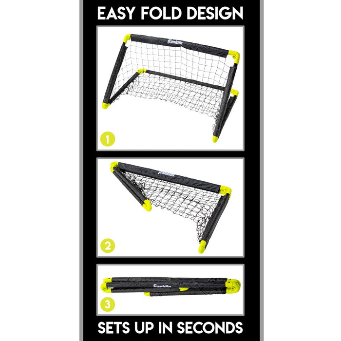 Kids Mini Soccer Goal Set - Youth Goal + Ball Set - 36"