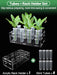 Floral Tubes Kit with Rack for Milkweed, Monarch Caterpillars Milkweed Tubes, Milkweed Cutting Feeding with Stable Acrylic Holder, 50ML Floral Vials for Butterfly Caterpillars Supplies