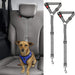 2 Packs Dog Cat Safety Seat Belt Strap Car Headrest Restraint Adjustable Nylon Fabric Dog Restraints Vehicle Seatbelts Harness