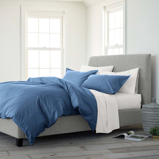 Blue Twin/Twin XL Comforter Set, 5 Piece Boho Microfiber Bed in a Bag - Soft & Lightweight Extra Long All Season down Alternative Bedding Comforter with Sheets for Teen Boys Girls