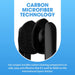 Carbonklean Replacement Pads - for Eyeglasses, Reading Glasses, and More - Lens Cleaner with Carbon Microfiber Tech - 2 Count