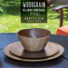 Melamine Dinnerware Sets - 12 Pcs Melamine Plates Outdoor Plates Summer Plates and Bowls Sets Melamine Plates Ideal Camping Dish Set Dinnerware Set for 4 Dishwasher Safe (Wood Grain)
