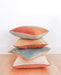 Decorative Throw Pillow Covers Cushion Cases, Set of 4 Soft Velvet Modern Double-Sided Designs, Mix and Match for Home Decor, Pillow Inserts Not Included (18X18 Inch, Orange/Teal)