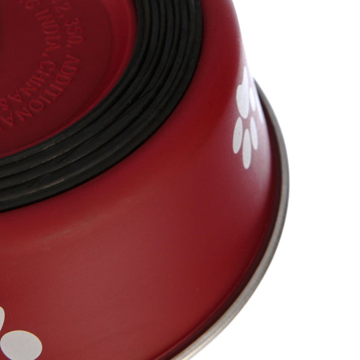 Loving Pets Bella Small Bowl, Merlot