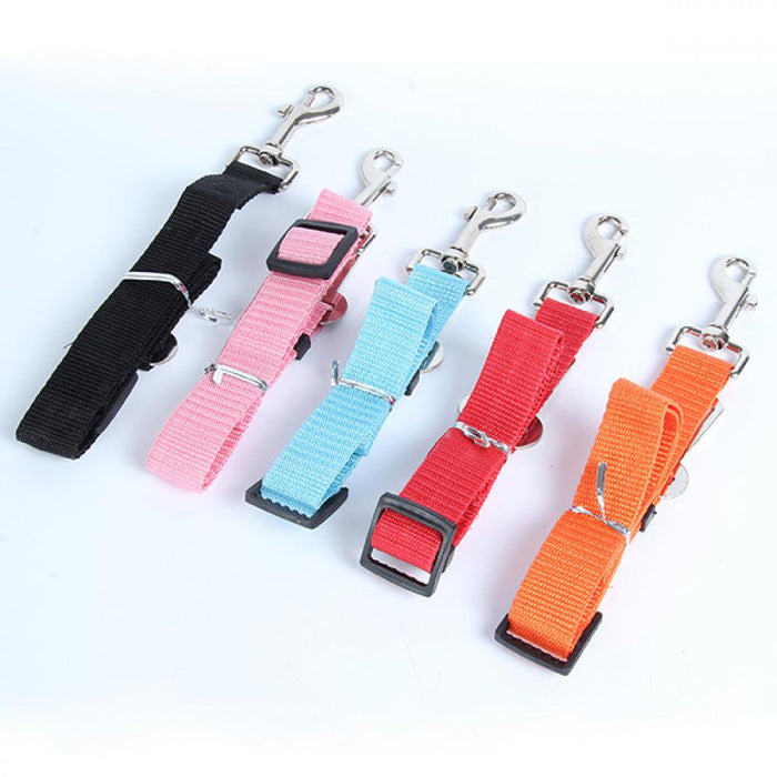 2Pcs Dog Leash Seat Belt Pet Car Seatbelt ，With Swivel Clip and Adjustable Length for Dogs and Cats, Black Seatbelt Harness for All Vehicles