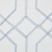 Mainstays Modern Blue Geometric Rod Pocket Sheer Curtain Set, 28" X 84" (4 Panels)