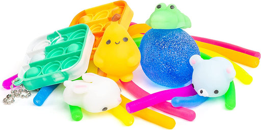 Sensory Builder: Fidget Toys Sensory Kit Bundle-From the Makers of Language Builder - Stress Relief Balls with Fidget Hand Toys for Anxiety Kids & Adults-Calming Toys for ADHD Autism Anxiety
