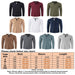 Mens Fashion Waffle T Shirts Henley Neck Solid Color Pullover Work Long Sleeve T-Shirt Army Green XL