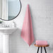 Mainstays Performance Textured Bath Sheet Dusty Rose