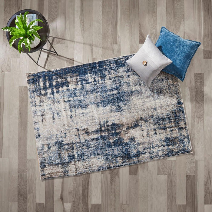 Better Homes & Gardens Navy Abstract Accent Rug, 5' X 7'