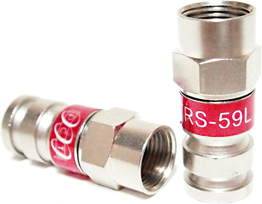 20 Pieces PPC EX6 plus Satellite TV Digital Cable RG6 COAXIAL Cable Compression Fittings