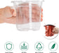 Clear Nursery Pots with Humidity Dome 30 Sets 4" Transparent Plastic Plant Pot Seedling Planter Seed Starter Pots Flower Pot with 10Pcs Plant Labels for Indoor Outdoor Garden