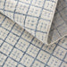 Wanda June Home Squares with Fringe Area Rug, Blue, 5'2" X 7'2" by Miranda Lambert