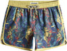 Mens Boys Short 80S 90S Vintage Swim Trunks with Mesh Lining Quick Dry Swim Suits Board Shorts