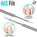 4 PCS Nail Care Kit, Nail Cuticle Nippers,  Ingrown Toenail Tools Kit, Toenail File and Lifters Stainless Steel, Nail Lifter, Nail Cuticle Pushers, Professional Manicure and Pedicure Set