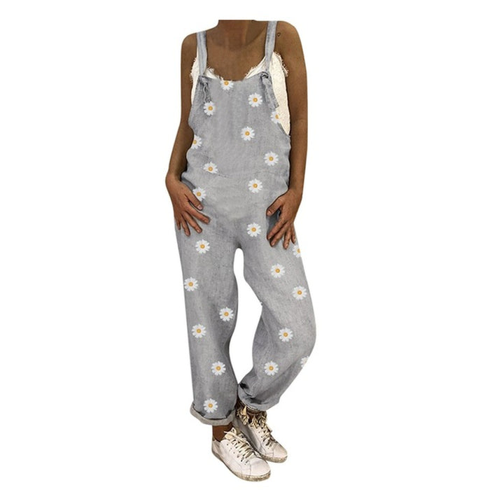 Playsuit Knot Strap Button Bodysuit Jumpsuit Dropshipping