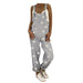 Playsuit Knot Strap Button Bodysuit Jumpsuit Dropshipping