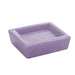Mainstays 17-Piece Flower Polyester, Ceramic, Metal Bath Accessories Set, Purple