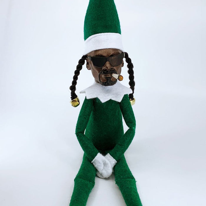 Funny Resin Sculpture Widely Use Green Pop Snoop Dogg Realistic Doll Figurine for Home