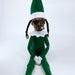 Funny Resin Sculpture Widely Use Green Pop Snoop Dogg Realistic Doll Figurine for Home