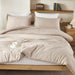 Khaki Comforter Set Full Size, 3 Pieces Farmhouse Solid Bedding Set & Collections, Taupe Bed Set (79X90In Comforter & 2 Pillowcases)
