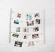 DII Clothesline Collage, Photo Display Collection, Rustic White, 26X29.75"