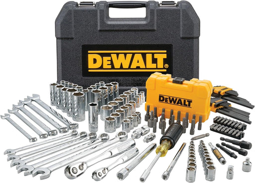 Mechanics Tools Kit and Socket Set, 142-Piece, 1/4 & 3/8" Drive, MM/SAE (DWMT73802)